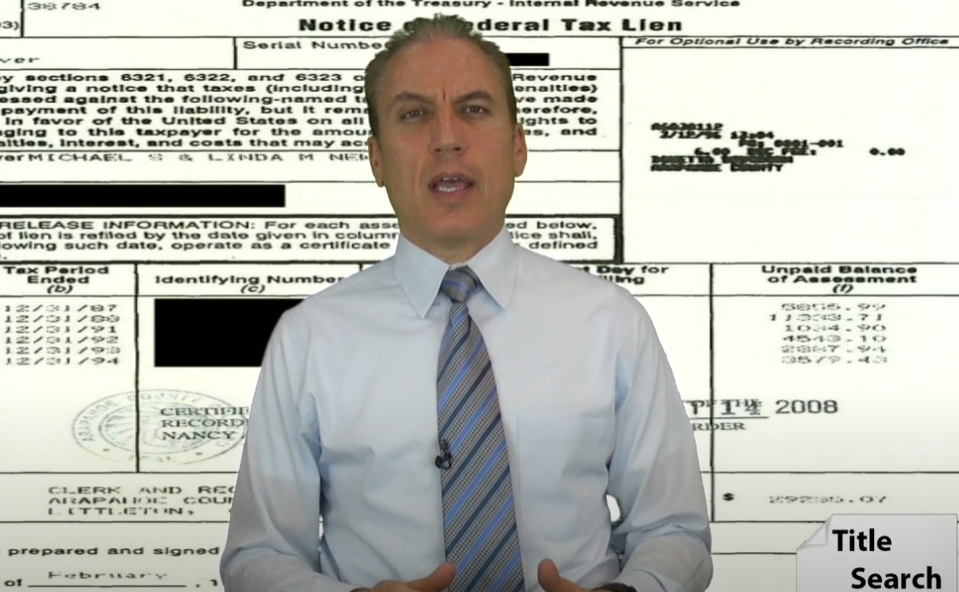 Federal Tax Lien Video Still